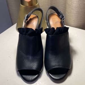 14th & Union Black Block Heel